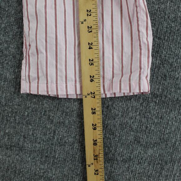 Parke Pants Women Extra Small Boxer Wide Leg Stripe Pink Pajama Minimalist Comfy - Picture 8 of 14
